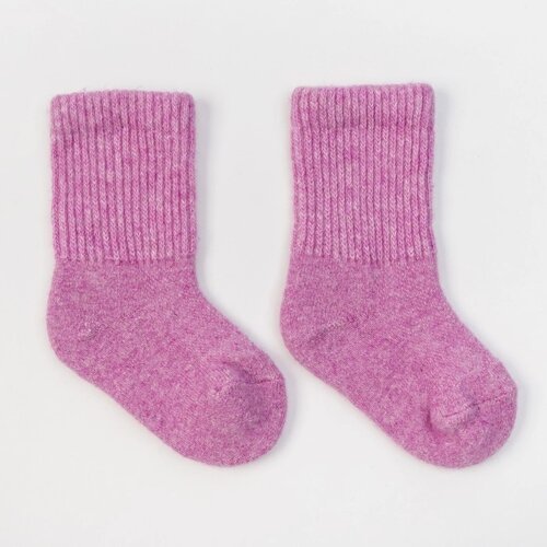 Носки детские шерстяные 02110 цвет розовый, р-р 14-16 см (3)