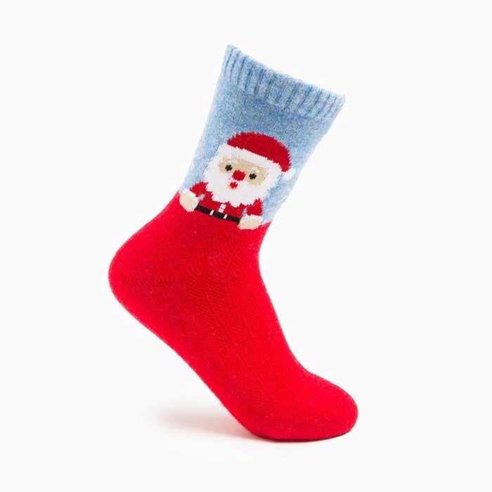 Носки женские шерстяные "Санта" цвет красный, размер 25 (38-40) от компании Интернет-гипермаркет «MOLL» - фото 1