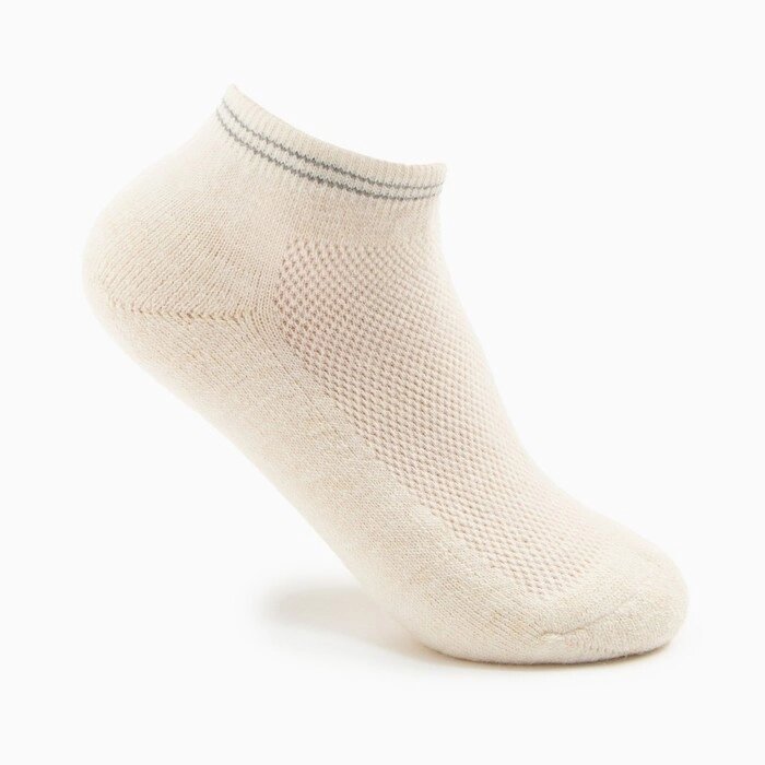 Носки женские укороченные "Soft merino", цвет белый, р-р 35-37 от компании Интернет-гипермаркет «MOLL» - фото 1
