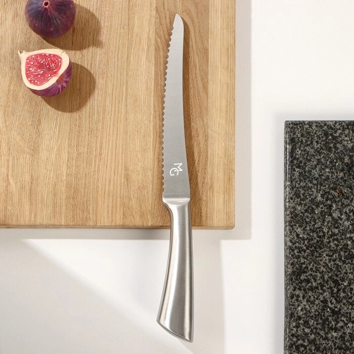 Нож хлебный Magistro Ardone, лезвие 19,5 см от компании Интернет-гипермаркет «MOLL» - фото 1