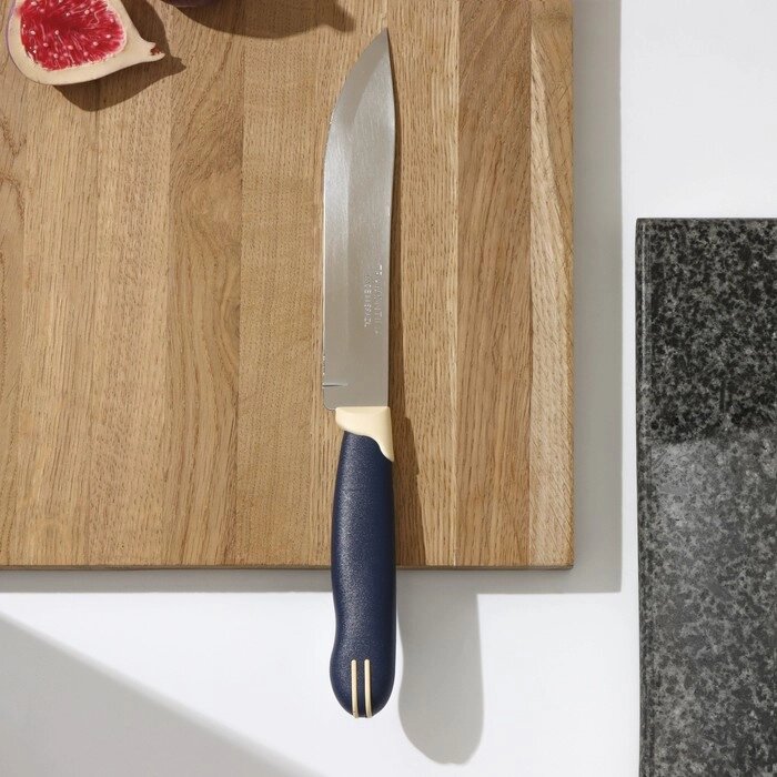 Нож кухонный для мяса Tramontina Multicolor, лезвие 15 см от компании Интернет-гипермаркет «MOLL» - фото 1