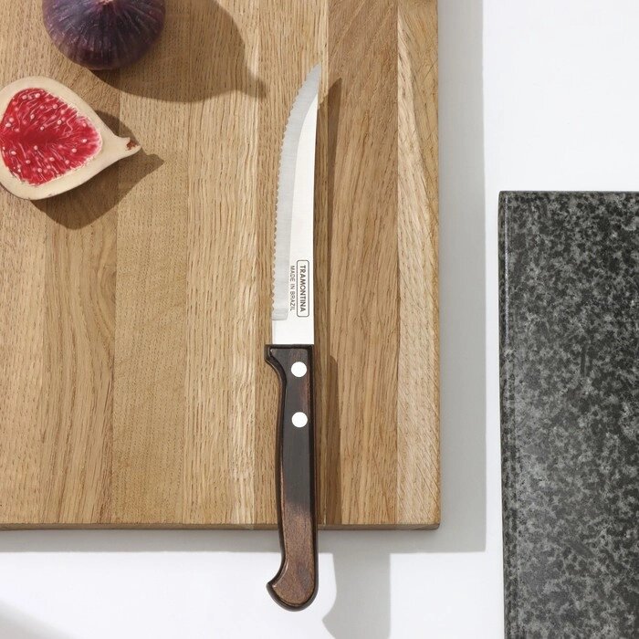 Нож кухонный для мяса Tramontina Polywood, лезвие 12,5 см от компании Интернет-гипермаркет «MOLL» - фото 1
