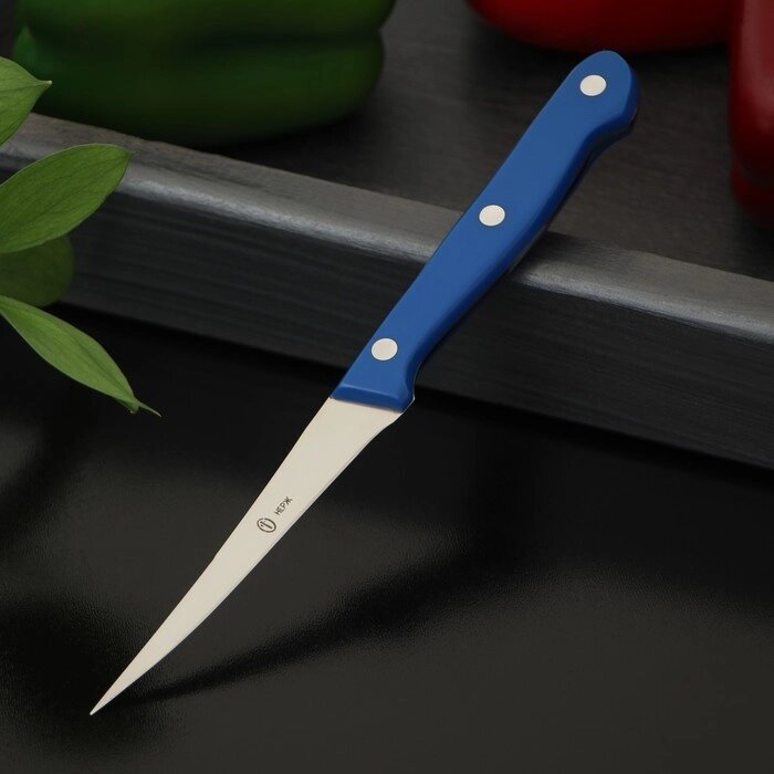 Нож кухонный "Фигурный" для карвинга, лезвие 9 см от компании Интернет-гипермаркет «MOLL» - фото 1