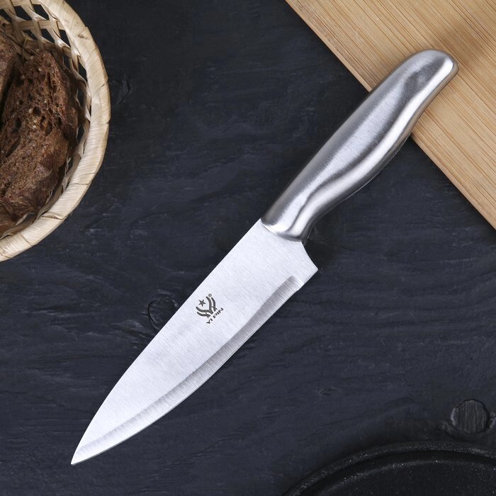 Нож кухонный "Металлик", лезвие 15 см от компании Интернет-гипермаркет «MOLL» - фото 1