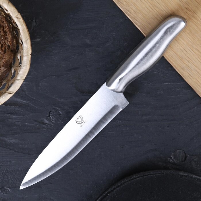 Нож кухонный "Металлик", лезвие 17,5 см от компании Интернет-гипермаркет «MOLL» - фото 1