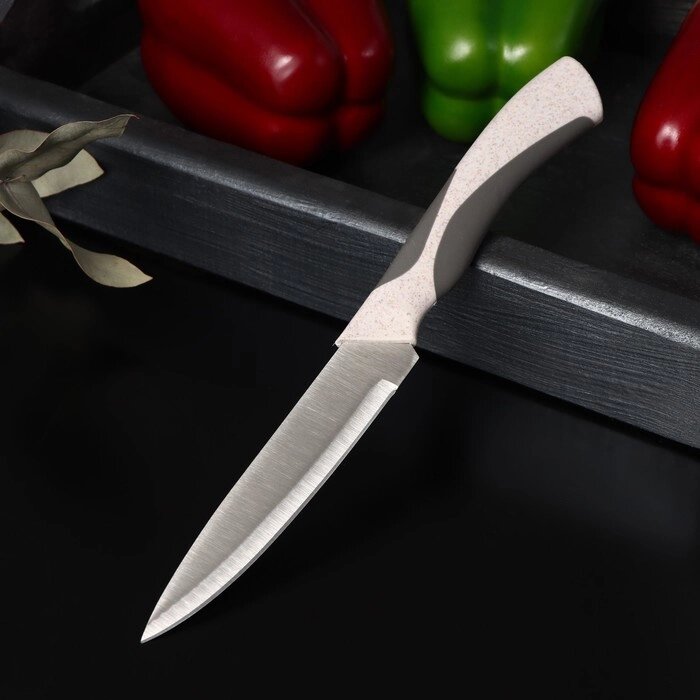 Нож кухонный "Мезури", лезвие 12,5 см, цвет МИКС от компании Интернет-гипермаркет «MOLL» - фото 1