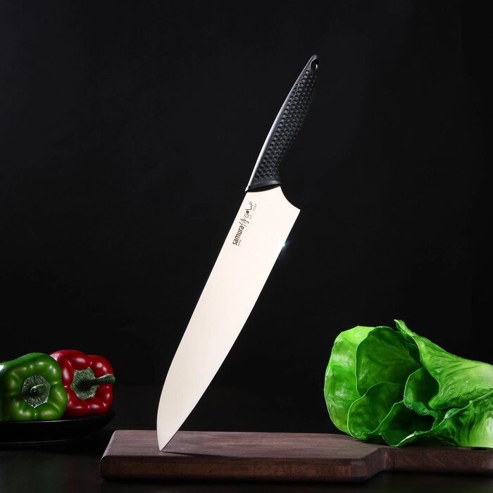 Нож кухонный "Samura GOLF" шеф, лезвие 24 см, AUS-8 от компании Интернет-гипермаркет «MOLL» - фото 1