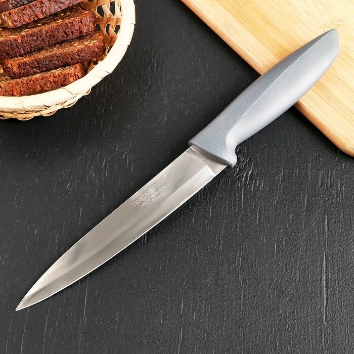 Нож кухонный Tramontina Plenus, лезвие 15 см, сталь AISI 420 от компании Интернет-гипермаркет «MOLL» - фото 1