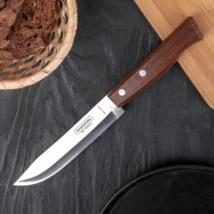 Нож кухонный Tramontina Tradicional для мяса, лезвие 15 см, сталь AISI 420 от компании Интернет-гипермаркет «MOLL» - фото 1