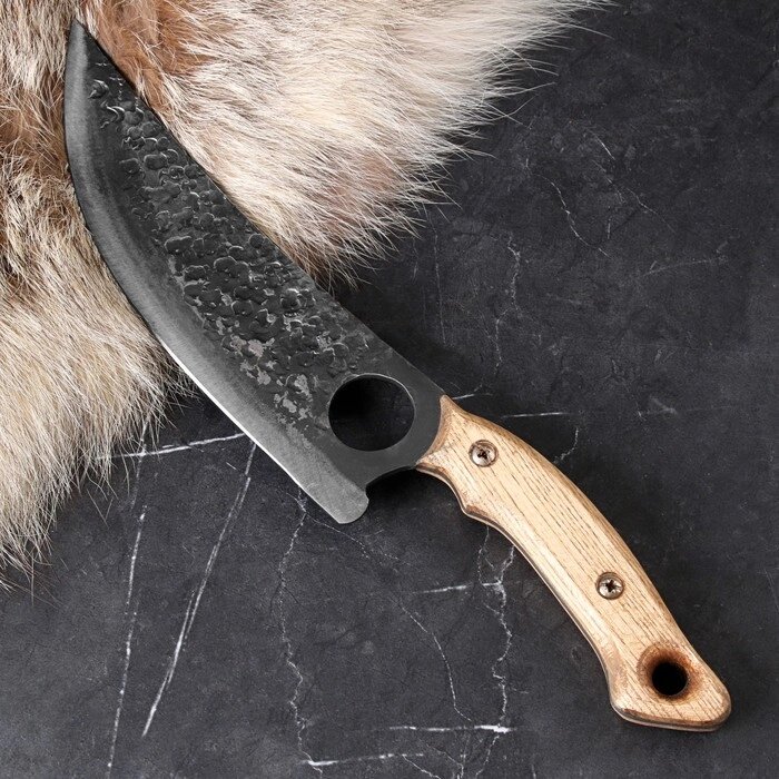 Нож "Охотник", сталь - 45, рукоять - ясень, лезвие - 20 см от компании Интернет-гипермаркет «MOLL» - фото 1
