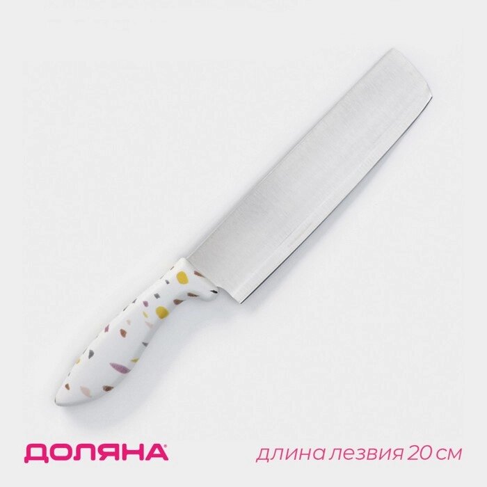 Нож-топорик Доляна Sparkle, цвет белый от компании Интернет-гипермаркет «MOLL» - фото 1