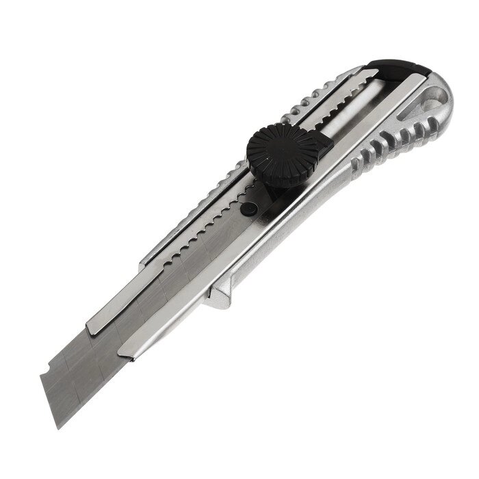 Нож универсальный Remocolor, корпус металл, винтовой фиксатор, усиленный, 18 мм от компании Интернет-гипермаркет «MOLL» - фото 1