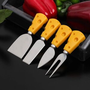 Ножи для нарезки сыра "Пармезан", 4 предмета