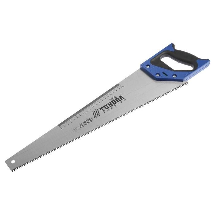 Ножовка по дереву TUNDRA, 2К рукоятка, 3D заточка, каленый зуб, 7-8 TPI, 500 мм от компании Интернет-гипермаркет «MOLL» - фото 1