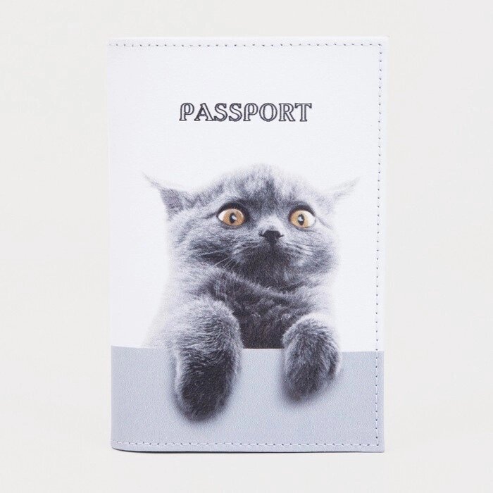 Обложка для паспорта, цвет белый от компании Интернет-гипермаркет «MOLL» - фото 1