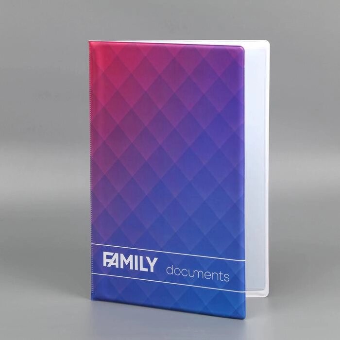Обложка для семейных документов "Family documents" от компании Интернет-гипермаркет «MOLL» - фото 1