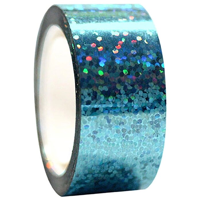 Обмотка для гимнастических булав и обручей Diamond клейкая, цвет голубой металлик от компании Интернет-гипермаркет «MOLL» - фото 1