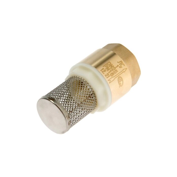 Обратный клапан АQUALINK, FF 1, пластиковый сердечник, сетка от компании Интернет-гипермаркет «MOLL» - фото 1