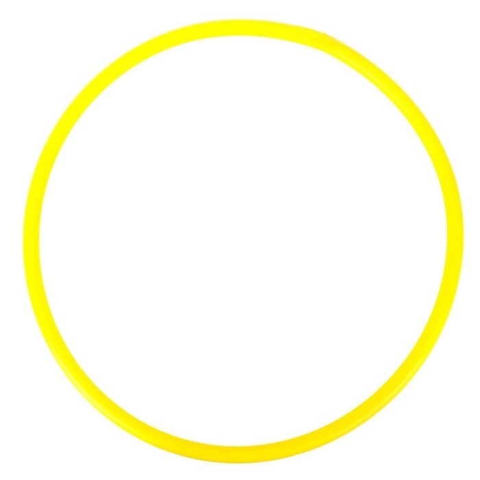 Обруч, диаметр 60 см, цвет жёлтый от компании Интернет-гипермаркет «MOLL» - фото 1