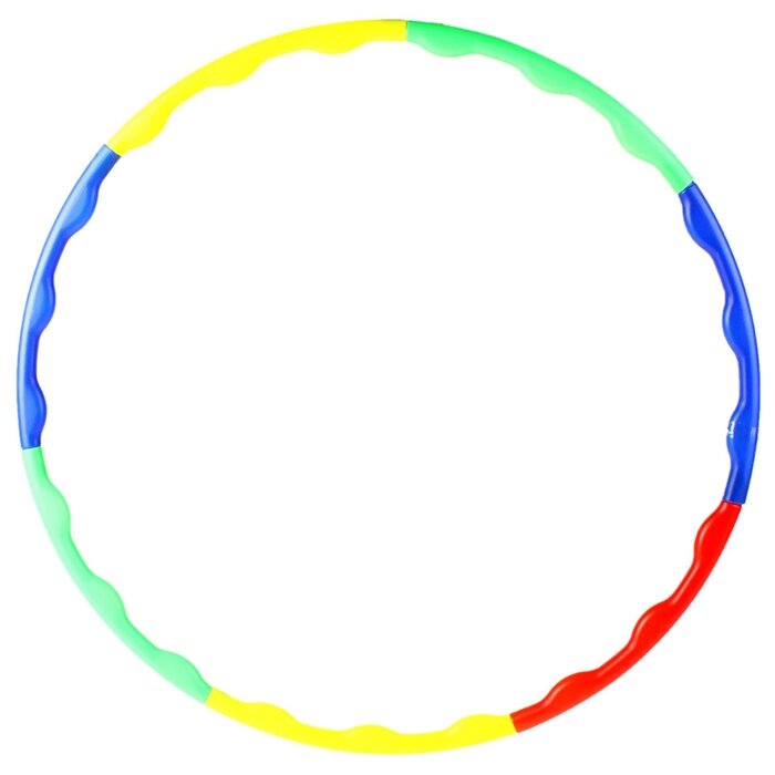 Обруч разборный, d=70 см, толщина 2 см, цвета МИКС от компании Интернет-гипермаркет «MOLL» - фото 1