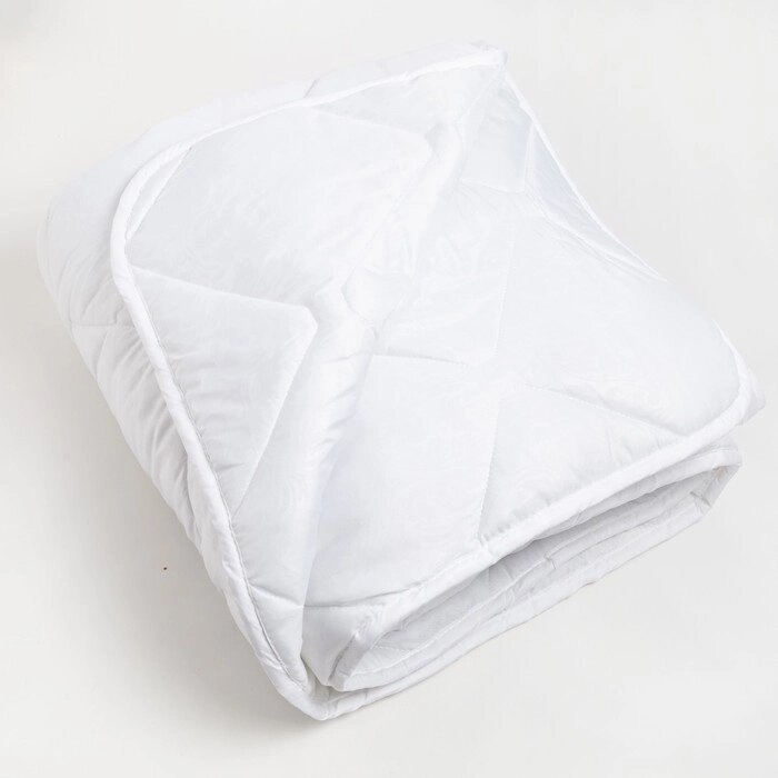 Одеяло 140х205 см, 300 гр/см, бамбуковое волокно, микрофибра, цвет белый от компании Интернет-гипермаркет «MOLL» - фото 1