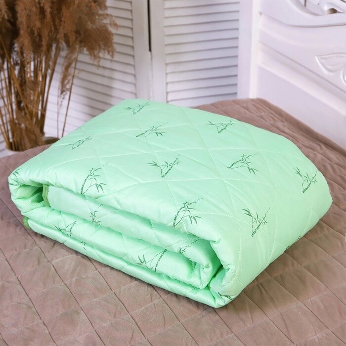 Одеяло Бамбук облегченое, 172х205 см, вес 960гр, микрофибра 150г/м, 100% полиэстер от компании Интернет-гипермаркет «MOLL» - фото 1