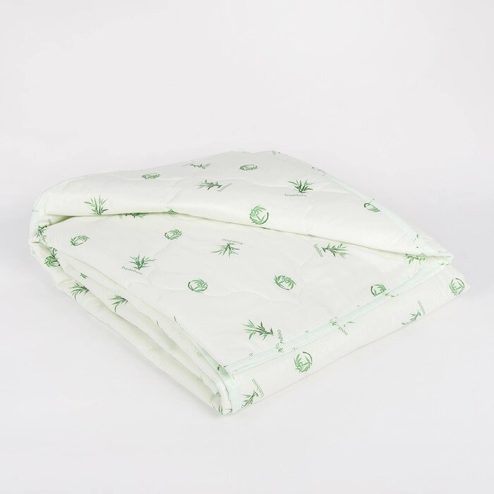 Одеяло облегчённое Адамас "Бамбук", размер 140х205  5 см, 200гр/м2, чехол тик от компании Интернет-гипермаркет «MOLL» - фото 1