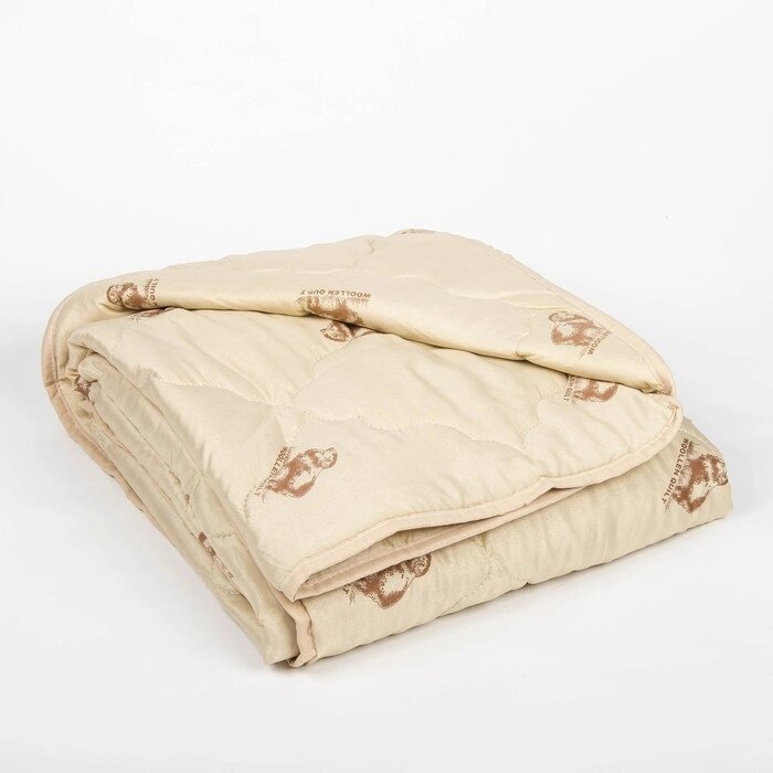 Одеяло облегчённое Адамас "Овечья шерсть", размер 140х205  5 см, 200гр/м2, чехол п/э от компании Интернет-гипермаркет «MOLL» - фото 1