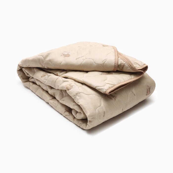 Одеяло Овечья шерсть 140х205 см 150 гр, пэ, конверт от компании Интернет-гипермаркет «MOLL» - фото 1