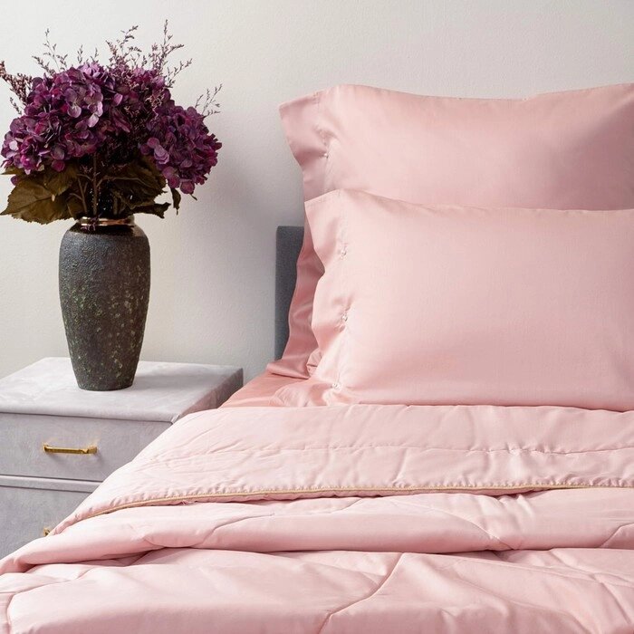 Одеяло, размер 160х220 см, цвет розовый от компании Интернет-гипермаркет «MOLL» - фото 1