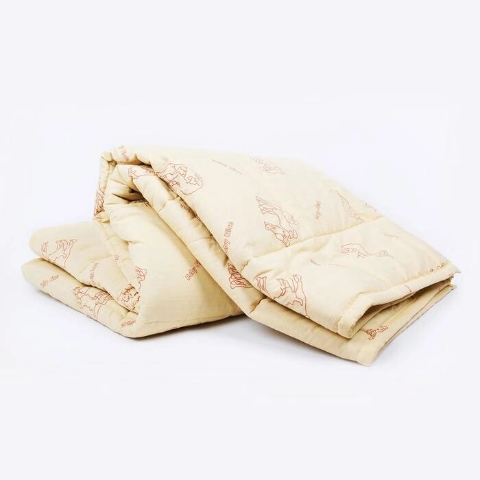 Одеяло стеганое, размер 105х140 см, верблюжий пух от компании Интернет-гипермаркет «MOLL» - фото 1