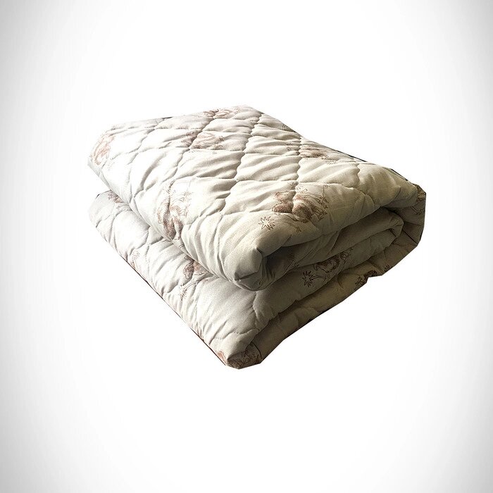 Одеяло Верблюжья шерсть 140х205 см 300 гр, пэ, чемодан от компании Интернет-гипермаркет «MOLL» - фото 1