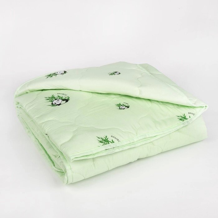 Одеяло всесезонное Адамас "Бамбук", размер 140х205  5 см, 300гр/м2, чехол п/э от компании Интернет-гипермаркет «MOLL» - фото 1