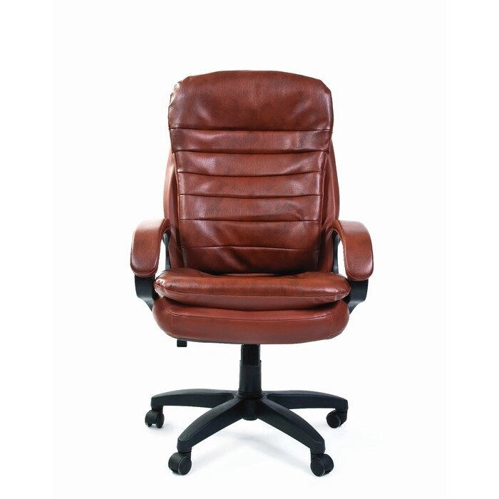 Офисное кресло Chairman 795 LT, экокожа, коричневый от компании Интернет-гипермаркет «MOLL» - фото 1