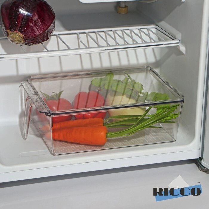 Органайзер для холодильника с крышкой и ручкой, 3220,510 см от компании Интернет-гипермаркет «MOLL» - фото 1