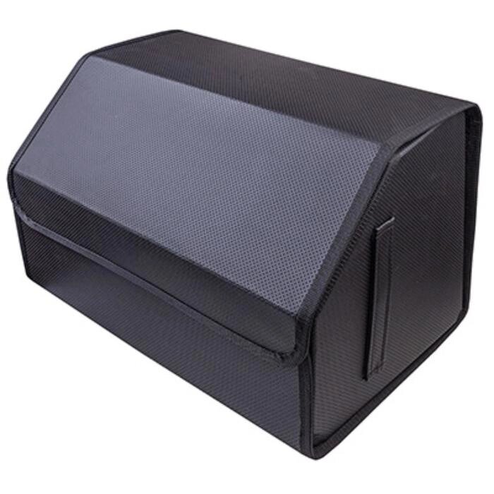 Органайзер кофр в багажник Skyway CLASSIC 49х30х30 см экокожа, черный от компании Интернет-гипермаркет «MOLL» - фото 1