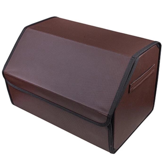 Органайзер кофр в багажник Skyway CLASSIC 49х30х30 см экокожа, коричневый от компании Интернет-гипермаркет «MOLL» - фото 1