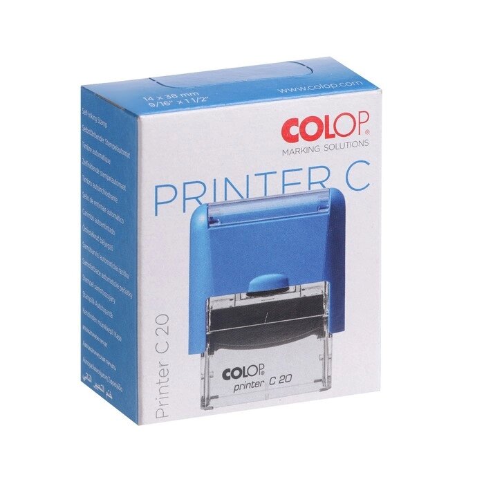 Оснастка автоматическая для штампа Colop Printer 20C, 38 х 14 мм, красная от компании Интернет-гипермаркет «MOLL» - фото 1