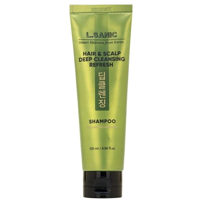 Освежающий шампунь L. Sanic для глубокого очищения волос и кожи головы, 120 мл от компании Интернет-гипермаркет «MOLL» - фото 1