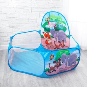 Палатка детская игровая - сухой бассейн для шариков "Зверята" без шаров