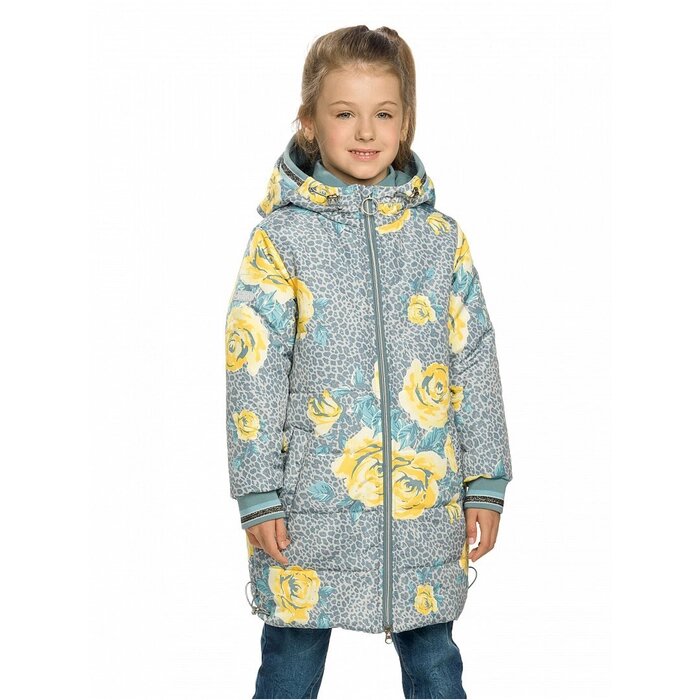 Пальто для девочек, рост 98 см, цвет серый от компании Интернет-гипермаркет «MOLL» - фото 1