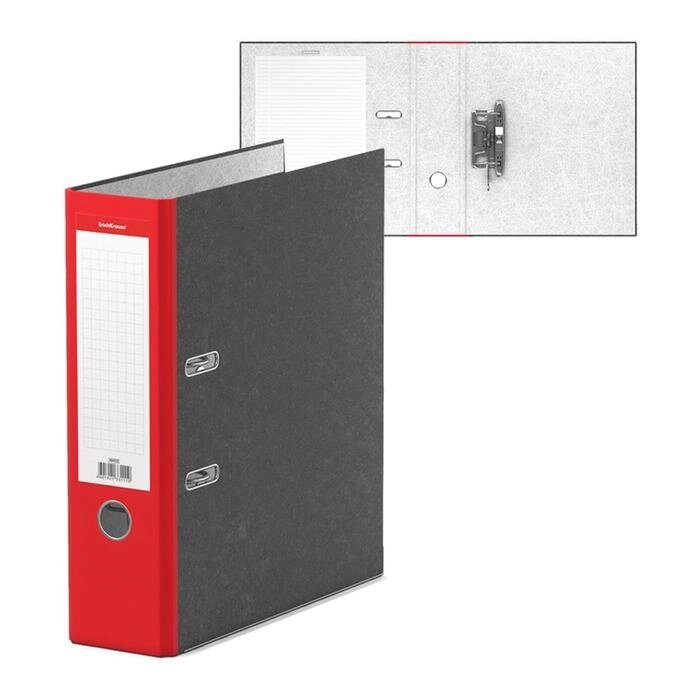 Папка–регистратор А4, 80 мм, ErichKrause "Original", с арочным механизмом, красная от компании Интернет-гипермаркет «MOLL» - фото 1