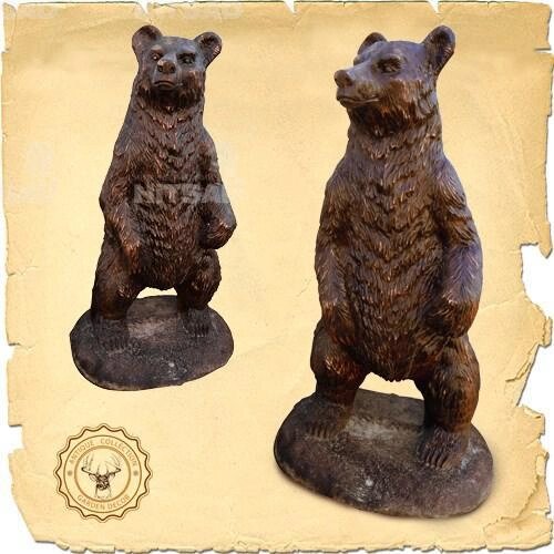 Парковая скульптура Медведь бронза от компании Интернет-гипермаркет «MOLL» - фото 1