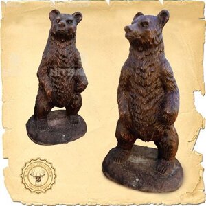 Парковая скульптура Медведь бронза