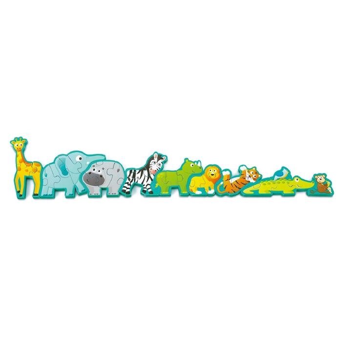 Пазл Алфавит "Парад животных" от компании Интернет-гипермаркет «MOLL» - фото 1