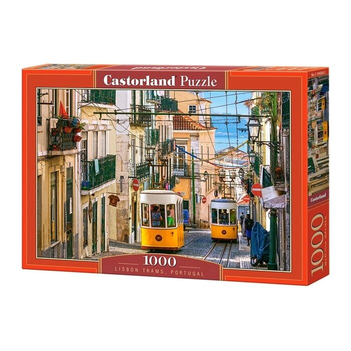 Пазл "Лиссабонские трамваи. Португалия" 1000 эл. от компании Интернет-гипермаркет «MOLL» - фото 1