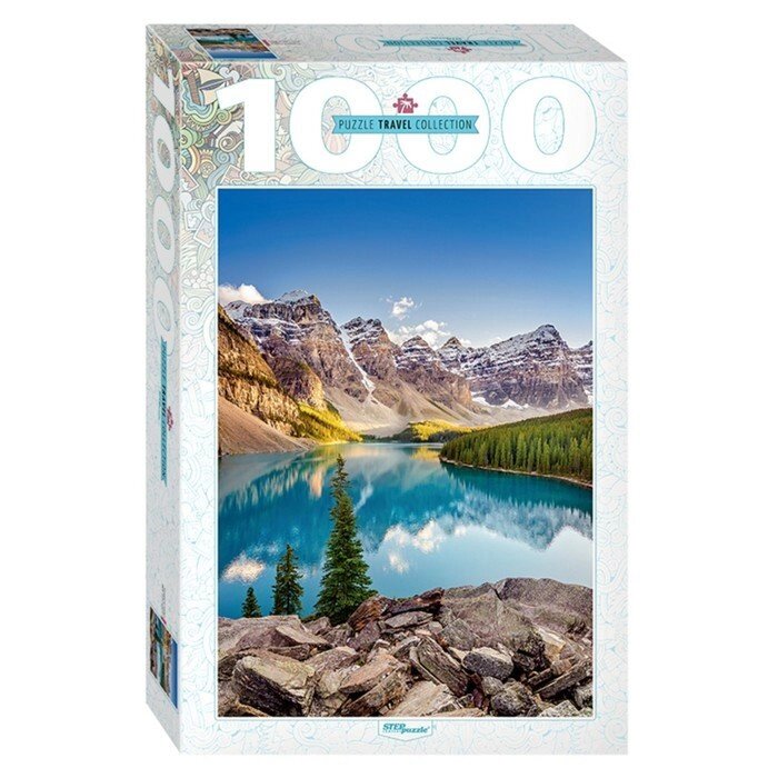 Пазл "Озеро в горах", 1000 элементов от компании Интернет-гипермаркет «MOLL» - фото 1