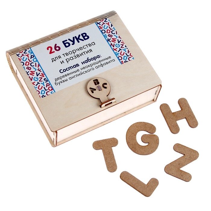 Пазл, серия "Весёлые игрушки" "Английский алфавит, 26 букв" от компании Интернет-гипермаркет «MOLL» - фото 1