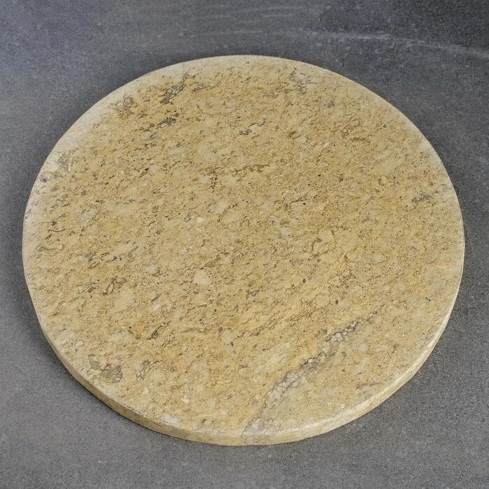 Пекарский камень вулканический круглый, 30х2 см от компании Интернет-гипермаркет «MOLL» - фото 1