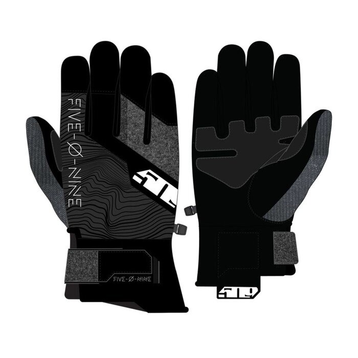 Перчатки 509 Freeride с утеплителем, серый, чёрный, S от компании Интернет-гипермаркет «MOLL» - фото 1